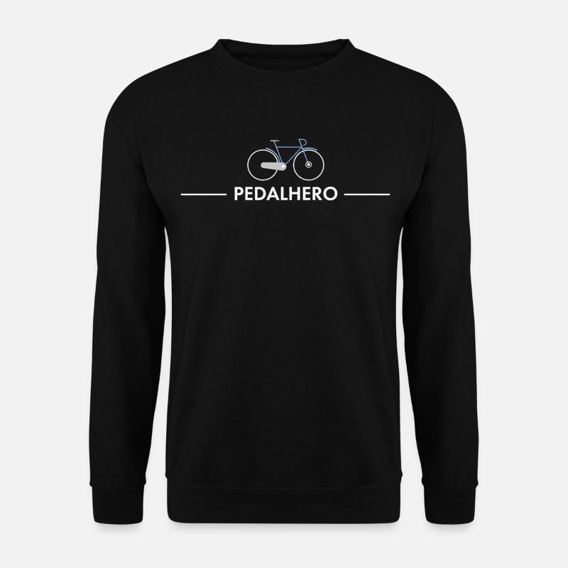 Pedalhero – Cooles Fahrrad Shirt - Unisex Pullover - Schwarz