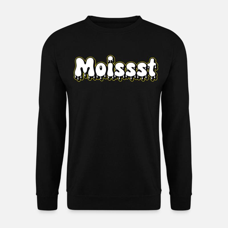 Moist Text Logo - Unisex Pullover - Schwarz