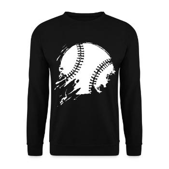 Baseball-T-Shirt - Unisex Pullover - Schwarz - Vorne - Alina (178cm) & Michal (187cm)
