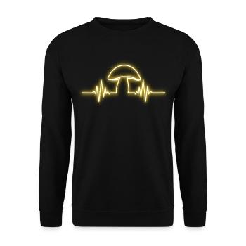 Mycètes - Sweat-shirt Unisexe - noir - Devant - Alina (178cm) & Michal (187cm)