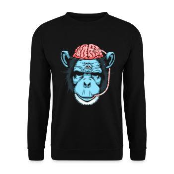 Inner Dialogue - Unisex Sweatshirt - black - Front - Alina (178cm) & Michal (187cm)