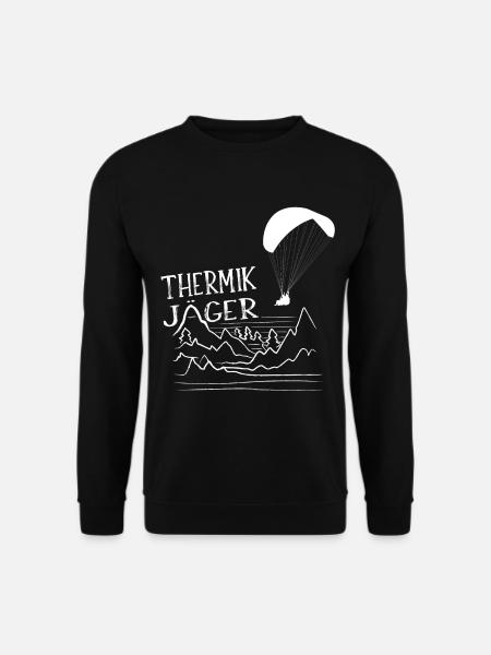 Gleitschirmfliegen Paragliding Geschenk - Unisex Pullover - Schwarz
