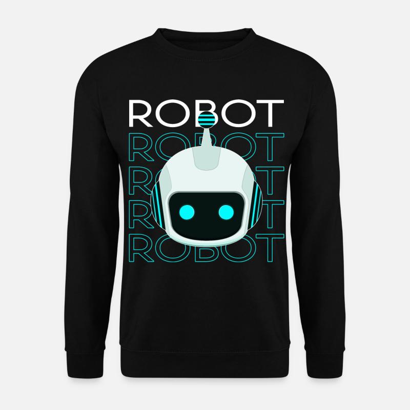 Robot - Unisex Pullover - Schwarz