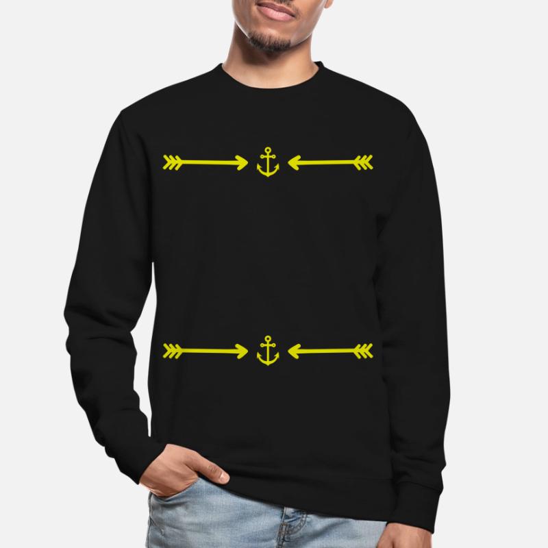 Anchor - Frame - Pattern Unisex Sweatshirt
