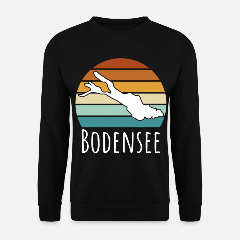 Retro Bodensee Konstanz - Unisex Pullover - Schwarz