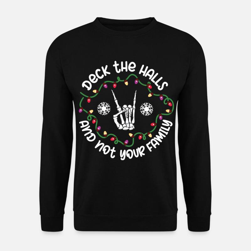 Weihnachten Weihnachtsmann Geschenke - Unisex Pullover - Schwarz