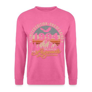 Vintage rétro anniversaire 1994 - Sweat-shirt Unisexe - rose - Devant