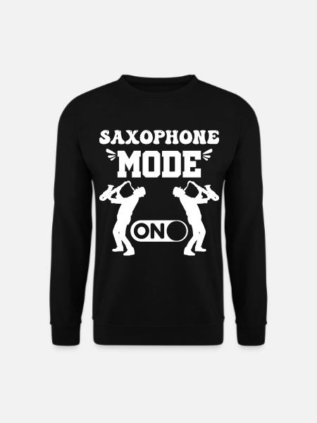 Sayings Saxophone - Unisex Sweatshirt - black