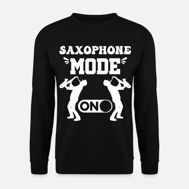 Sayings Saxophone - Unisex Sweatshirt - black