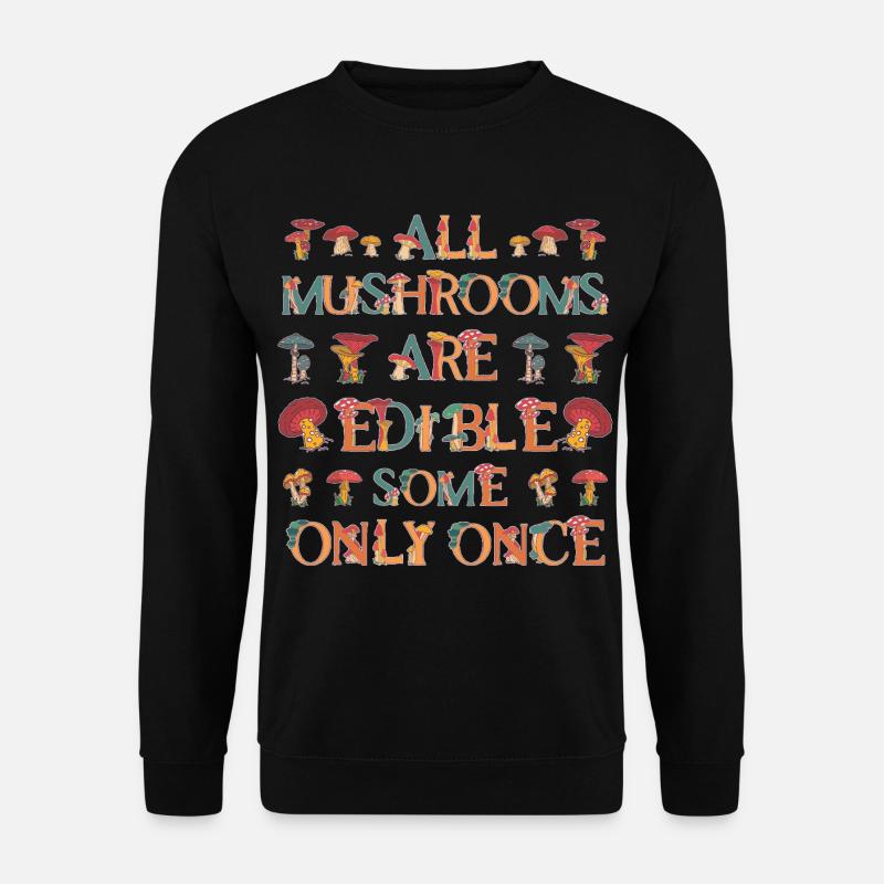 Pilzsammler - Unisex Pullover - Schwarz