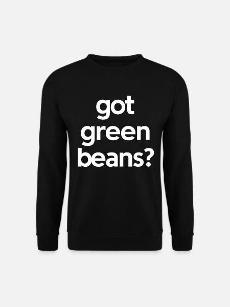 Grüne Bohnen - Unisex Pullover - Schwarz