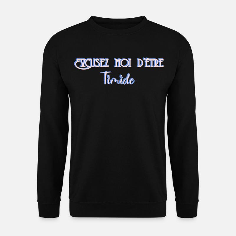Für die Schüchternen - Unisex Pullover - Schwarz