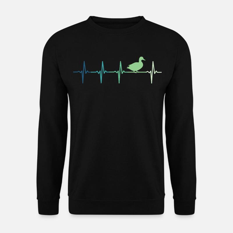 Enten-Enten-Schlagen - Unisex Pullover - Schwarz
