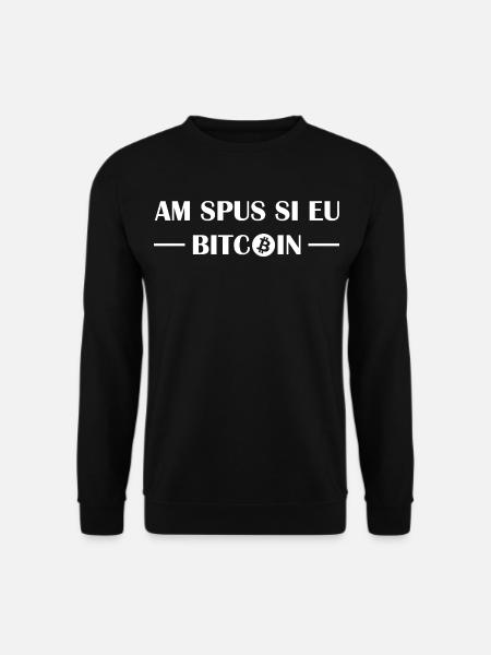 Bitcoin and hodler - Unisex Pullover - Schwarz