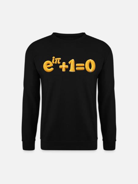 Euler-Identität, aber Mathematik - Unisex Pullover - Schwarz