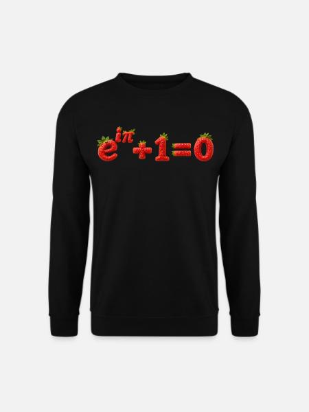 Identität des Euler Math Cutters - Unisex Pullover - Schwarz