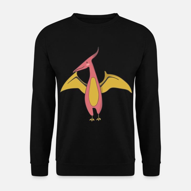 Dinosaurier Flugdino - Unisex Pullover - Schwarz
