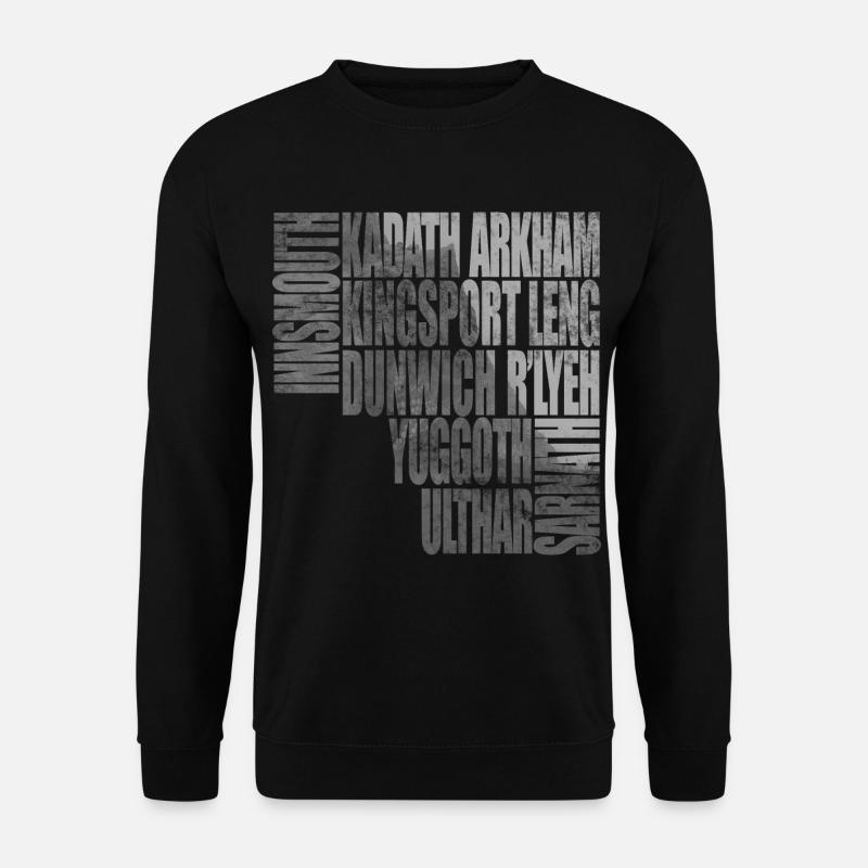 Lovecraftian Plätze - Unisex Pullover - Schwarz