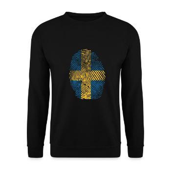 Suède - Sweat-shirt Unisexe - noir - Devant - Alina (178cm) & Michal (187cm)