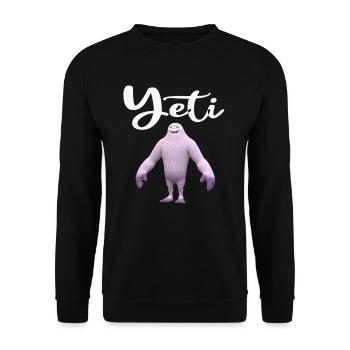 Yeti - Sweat-shirt Unisexe - noir - Devant - Alina (178cm) & Michal (187cm)
