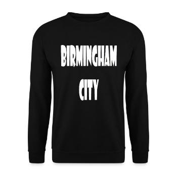Birmingham City - Unisex Sweatshirt - black - Front - Alina (178cm) & Michal (187cm)