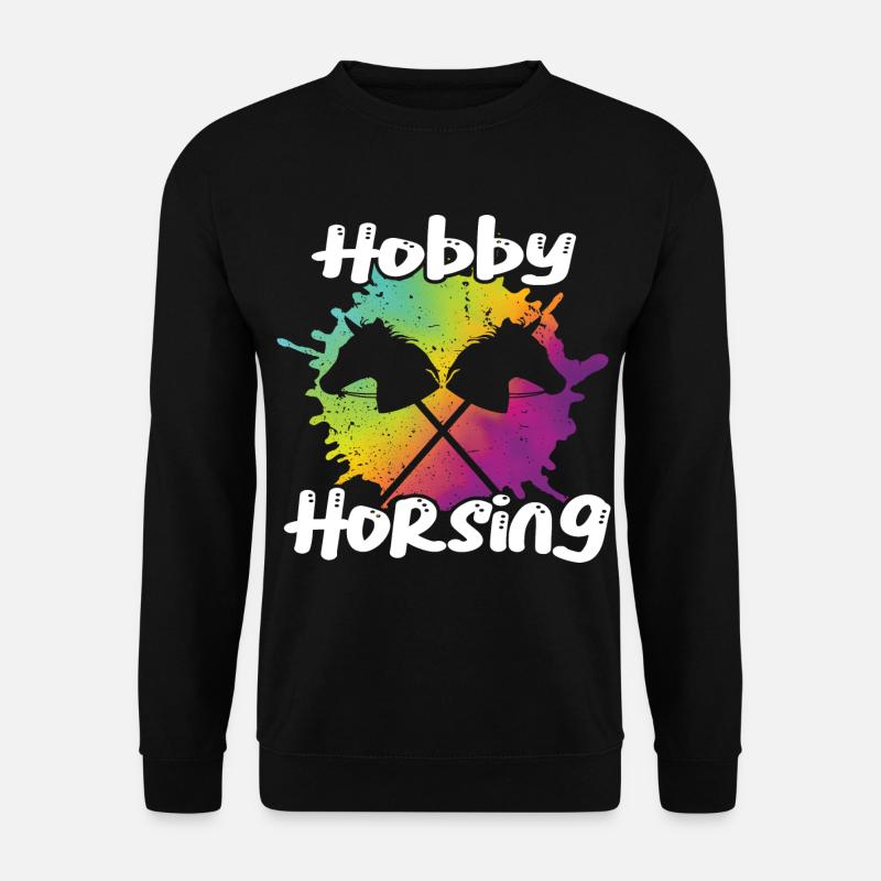 Hobby Horsing - Hobby Horse - Unisex Pullover - Schwarz
