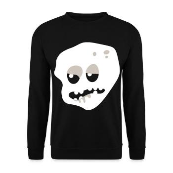 Zombie Head T-Shirt - Unisex Sweatshirt - black - Front - Alina (178cm) & Michal (187cm)