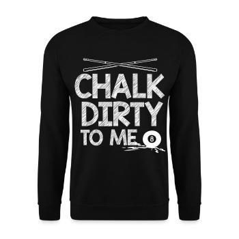 Billard 8-Ball - Unisex Pullover - Schwarz - Vorne - Alina (178cm) & Michal (187cm)