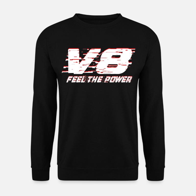V8 - Unisex Pullover - Schwarz
