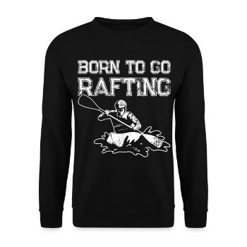 Manger Dormir Rafting Répéter La navigation de plaisance - Sweat-shirt Unisexe - noir - Devant - Alina (178cm) & Michal (187cm)