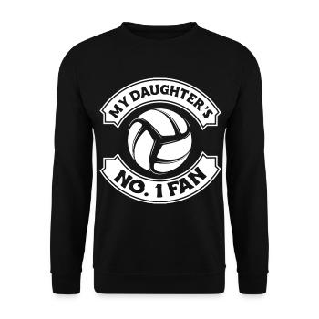 Volleyball Beach Volleyball - Unisex Sweatshirt - black - Front - Alina (178cm) & Michal (187cm)