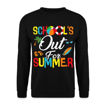 Schools Out For Summer - Unisex Sweatshirt - black - Front - Alina (178cm) & Michal (187cm)