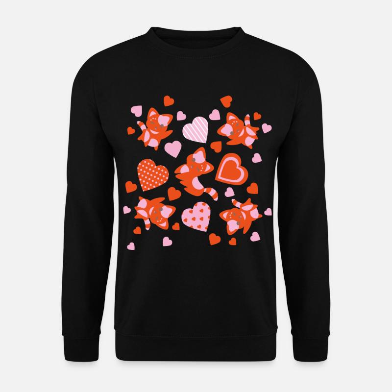 Katze väterlicherseits - Unisex Pullover - Schwarz