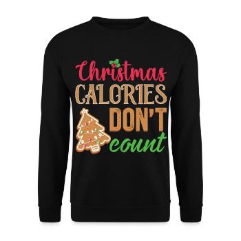 Cadeaux de Noël Noël - Sweat-shirt Unisexe - noir - Devant - Alina (178cm) & Michal (187cm)