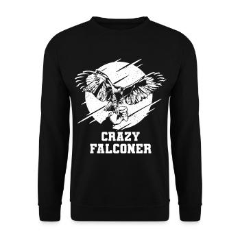 Falconers - Unisex Sweatshirt - black - Front - Alina (178cm) & Michal (187cm)