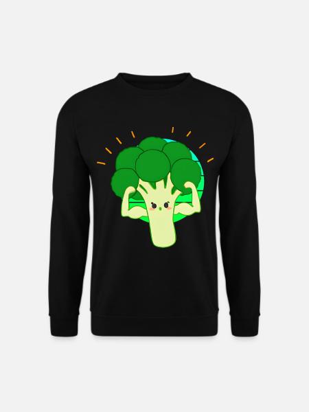 Strong broccoli - Unisex Sweatshirt - black