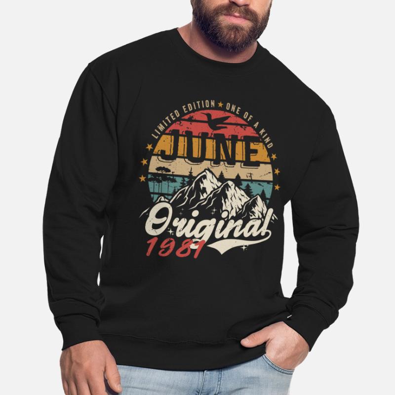 Juni 1981 Geburtstag Juni 1981 Geschenk Juni 1981 Unisex Pullover