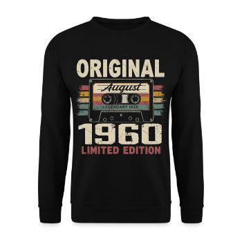 Août 1960 August 1960 Cadeau Août 1960 August 1960 - Sweat-shirt Unisexe - noir - Devant - Alina (178cm) & Michal (187cm)