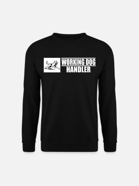 Working Dog Handler Motif - Unisex Sweatshirt - black