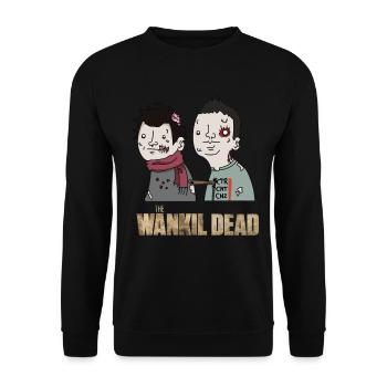 The Wankil Dead - Sweat-shirt Unisexe - noir - Devant - Alina (178cm) & Michal (187cm)