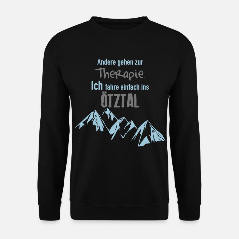 Therapie Ötztal - Unisex Pullover - Schwarz