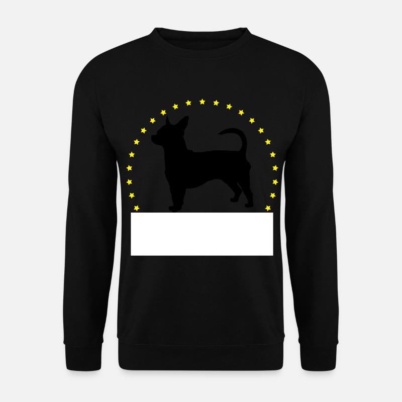 Chihuahua Dog Customizable Gift - Unisex Sweatshirt - black