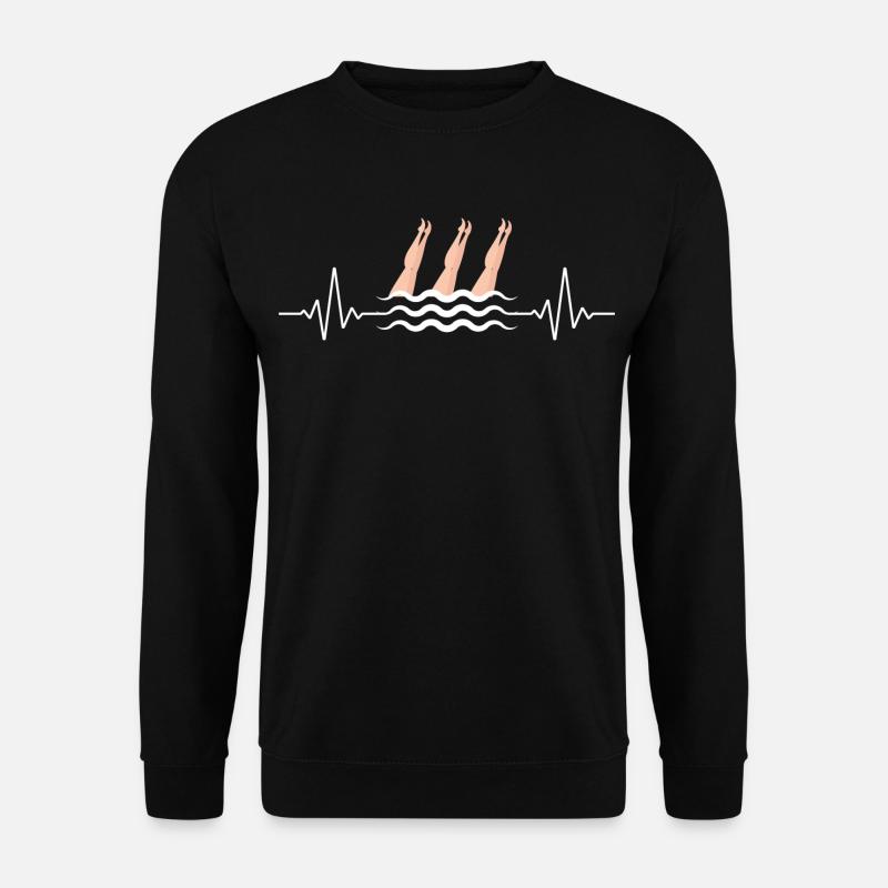 Synchro Schwimmer Synchronschwimmen - Unisex Pullover - Schwarz
