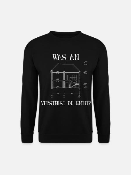 Zimmermann Was an verstehst du Nicht? - Unisex Pullover - Schwarz