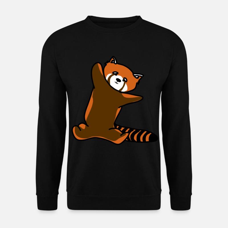 Red panda - Unisex Sweatshirt - black