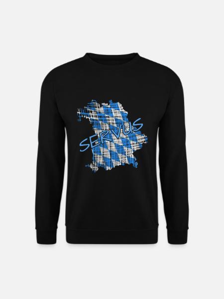 Servus Bayern - Unisex Pullover - Schwarz