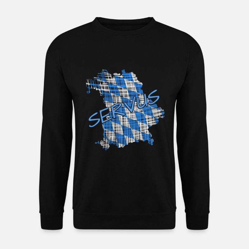 Servus Bayern - Unisex Pullover - Schwarz
