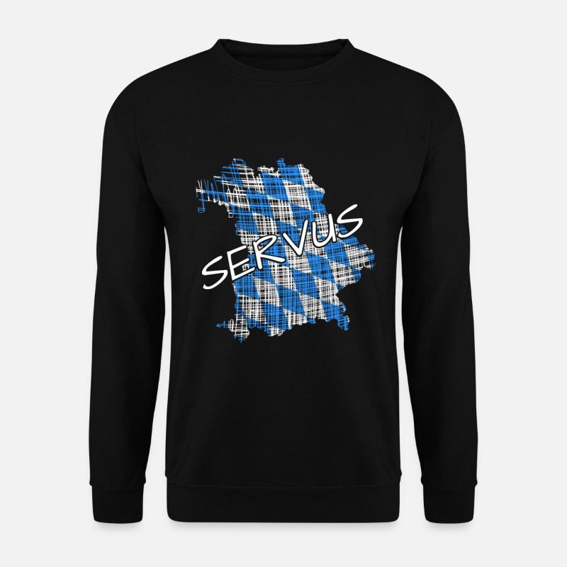 Servus Bayern - Unisex Pullover - Schwarz