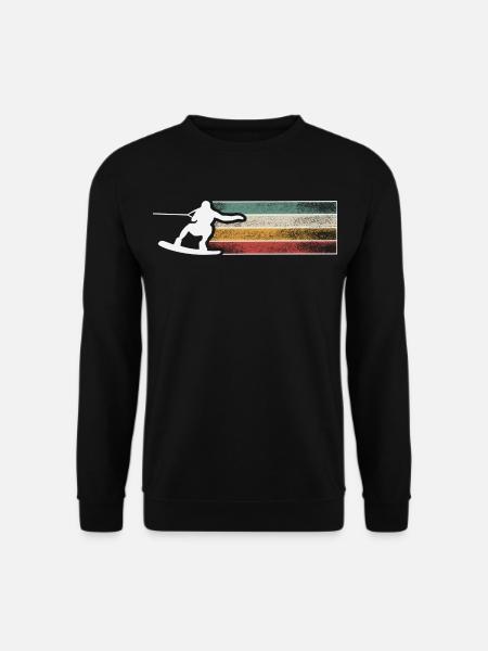 Wakeskate Wakeskating Wakeskater Wakeboard - Unisex Sweatshirt - black