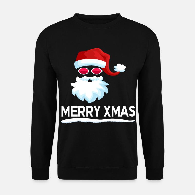Nikolaus spruch Xmas Freude - Unisex Pullover - Schwarz